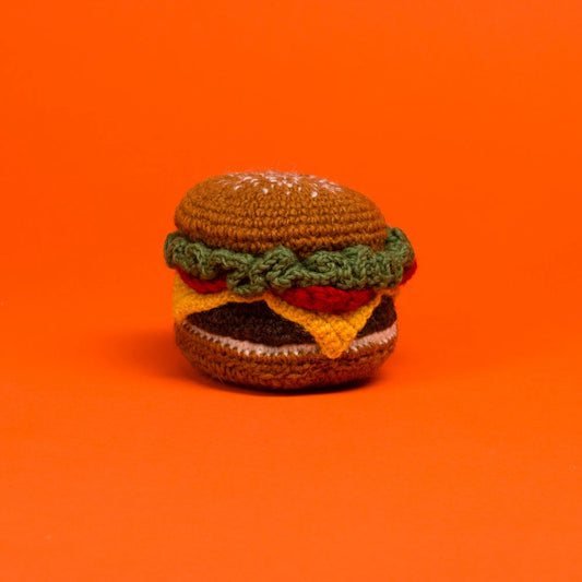 Cotton Crochet Hamburger