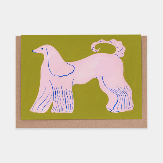 Afghan Hound Card