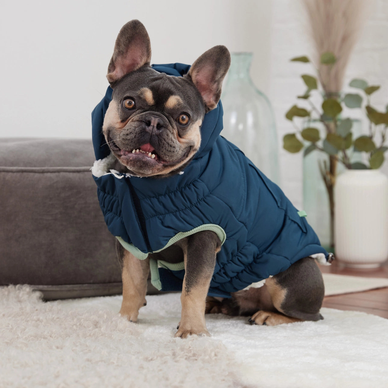 Navy Puffer Jacket